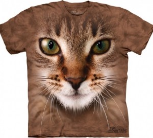 Футболка The Mountain Striped Cat Face - Морда полосатого кота