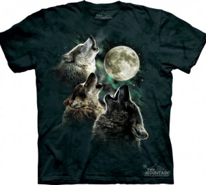 Футболка The Mountain Three Wolf Moon - Три воющих на луну волка