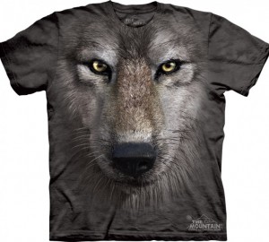 Футболка The Mountain Wolf Face - Волчья морда