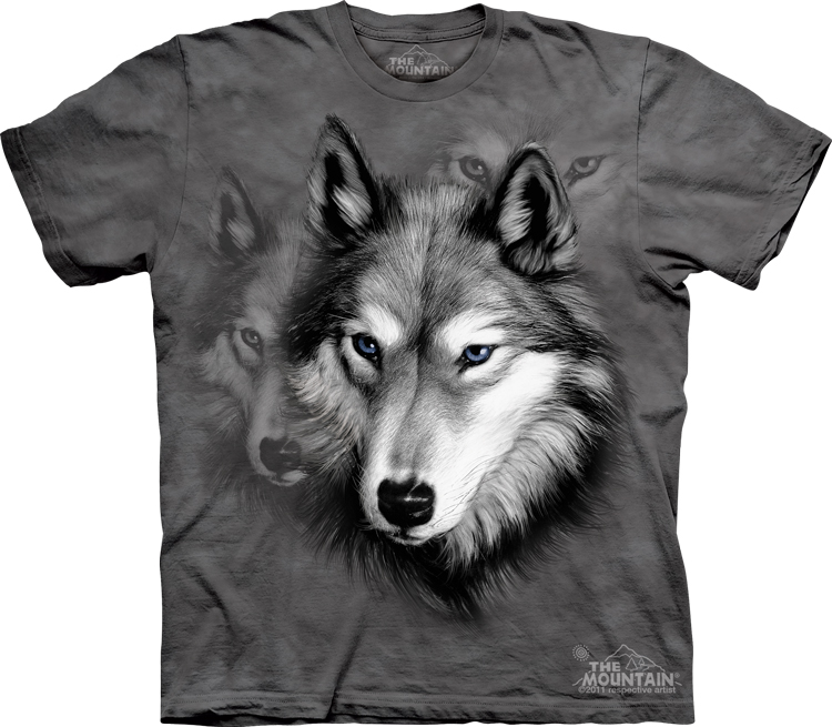 Футболка Wolf Portrait - Портрет волка. Передняя сторона