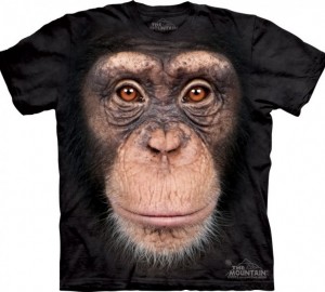 Футболка The Mountain Chimp Face - Морда шимпанзе