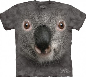Футболка The Mountain Grey Koala Face - Морда серой коалы