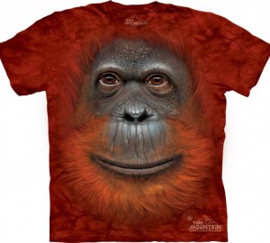 Футболка The Mountain Orangutan Face - Морда орангутана