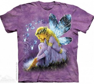 Футболка The Mountain Purple Winged Fairy - Фея в фиолетовых одежах