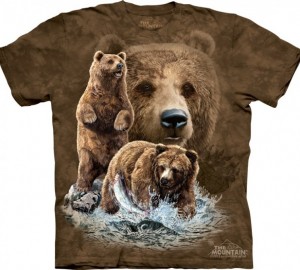 Футболка The Mountain Find 10 Brown Bears - Найди 10 медведей