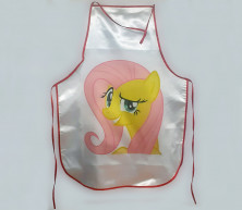 Фото красного кухонного фартука My Little Pony: Флаттершай