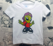 Фото детской футболки Школьник инопланетянин