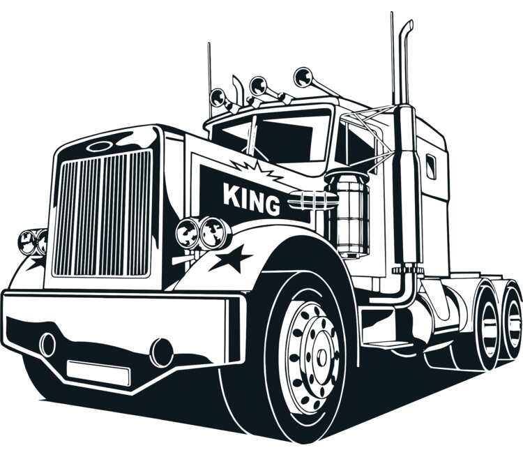 King Truck (Грузовик) кружка хамелеон двухцветная (цвет: белый + голубой)