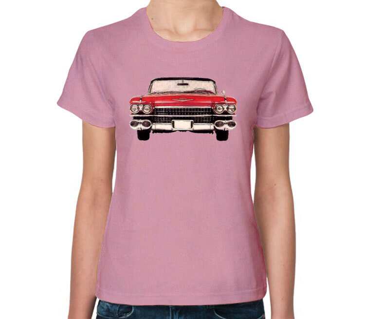 American Classic женская футболка с коротким рукавом (цвет: розовый меланж)