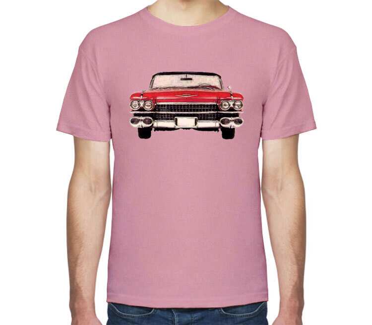 American Classic мужская футболка с коротким рукавом (цвет: розовый меланж)