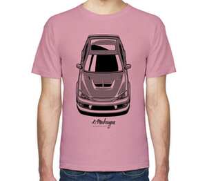 Тойота Альтеза - Toyota  Altezza IS200 мужская футболка с коротким рукавом (цвет: розовый меланж)