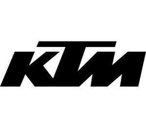 KTM moto кружка с кантом (цвет: белый + голубой)