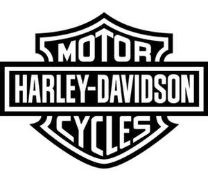 Harley-Davidson кружка с ложкой в ручке (цвет: белый + черный)
