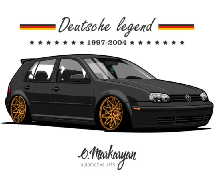 Декаль VW Golf