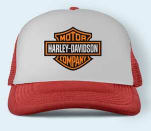 Harley-Davidson / Харлей бейсболка (цвет: красный)