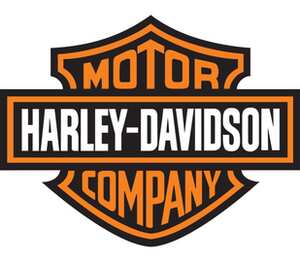 Harley-Davidson / Харлей слюнявчик (цвет: белый + красный)