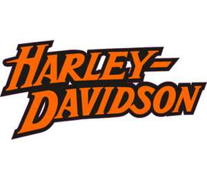 Harley-Davidson / Харлей подушка с пайетками (цвет: белый + синий)