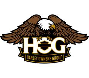 Harley-Davidson Owners Group - HOG / Харлей женская футболка с коротким рукавом (цвет: белый)