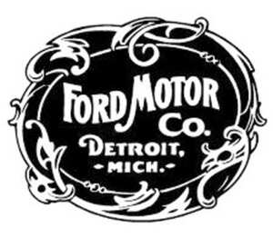 Ford Motor Co. детская футболка с коротким рукавом (цвет: белый)
