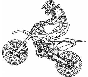 Мотоциклист детская футболка с коротким рукавом (цвет: белый)