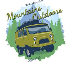 УАЗ Буханка - горное приключение / wild adventure, mountains outdoors, offroad life бейсболка (цвет: черный)