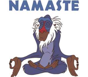 Namaste кружка двухцветная (цвет: белый + светло-зеленый)