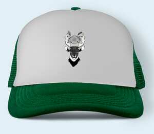 Deer Antler бейсболка (цвет: зеленый)