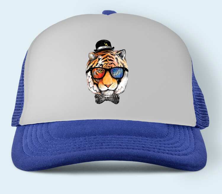 Клубный тигр бейсболка (цвет: синий)