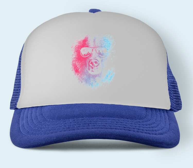 Клубный медведь бейсболка (цвет: синий)
