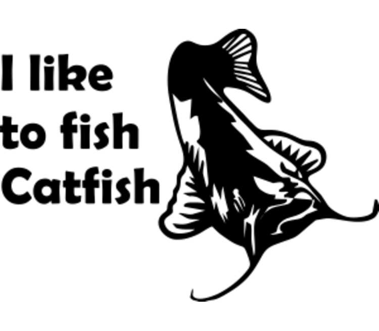 I like to fish Catfish кружка хамелеон (цвет: белый + синий)