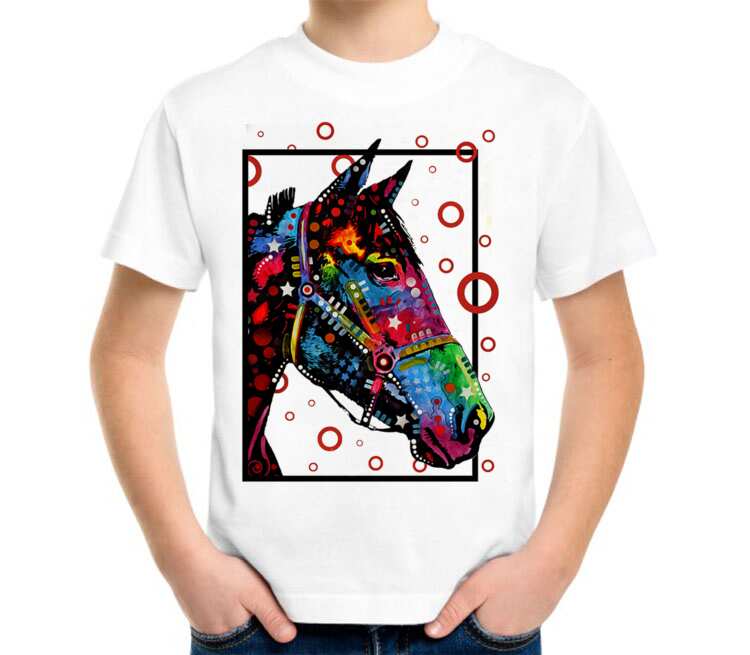 Horse of a Different Color детская футболка с коротким рукавом (цвет: белый)