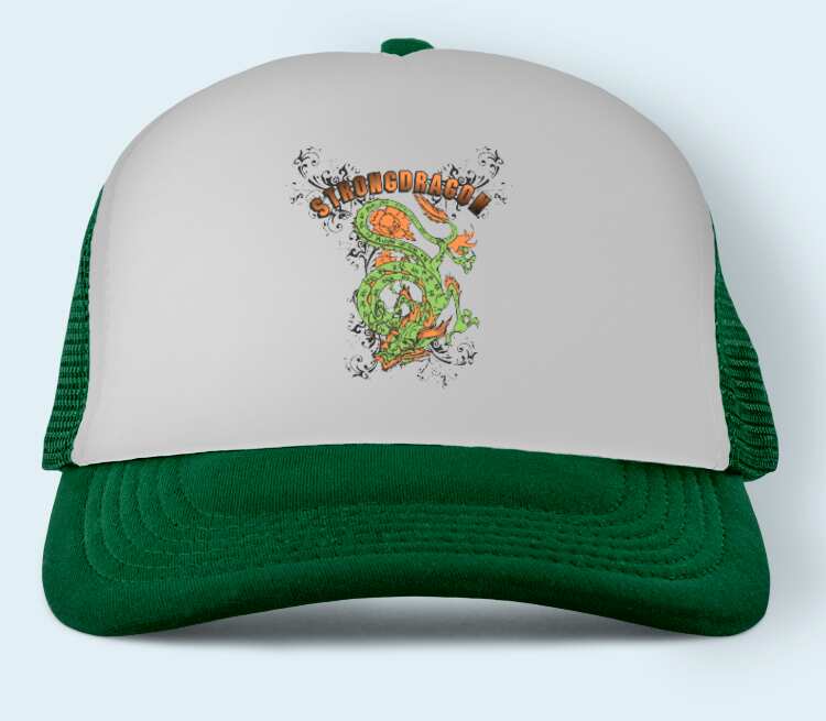 Strong Dragon бейсболка (цвет: зеленый)
