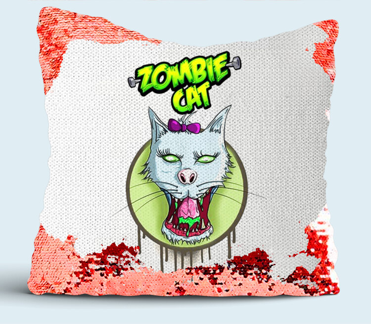 Zombie cats. Футболка с котом зомби. Подушечки для кошек зеленые. Вышивка зомби кот. Бореал Кастл кэтс.