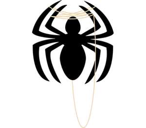 Человек-паук (Spider-man) кружка с ручкой в виде зайца (цвет: белый + светло-зеленый)