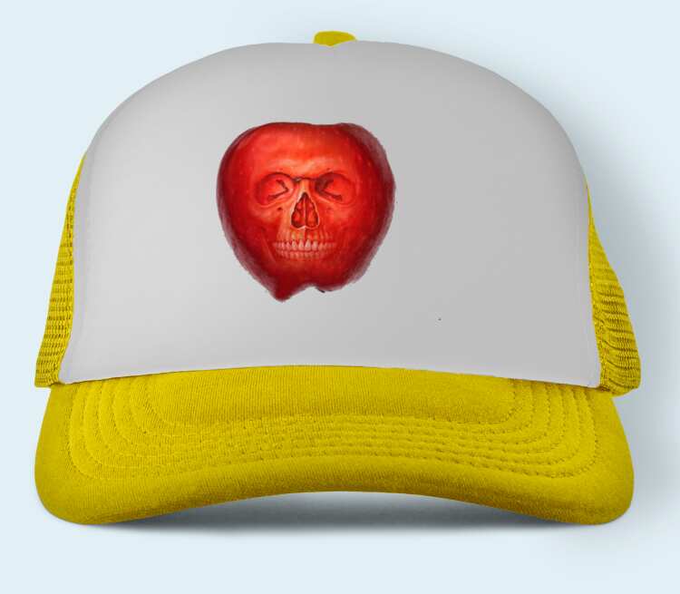 Skull Art бейсболка (цвет: желтый)