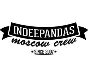 INDEEPANDAS moscow crew мужская футболка с коротким рукавом (цвет: белый)