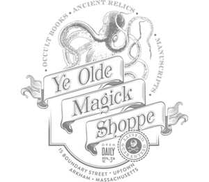 Ye Olde Magick Shoppe в мистически-черном кружка двухцветная (цвет: белый + голубой)