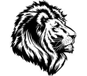 proud lion  мужская футболка с коротким рукавом (цвет: белый)
