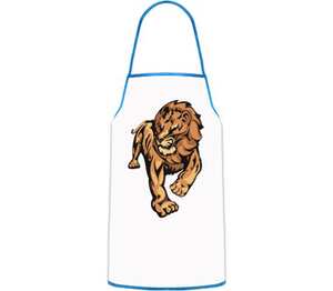 The Lion King кухонный фартук (цвет: белый + синий)