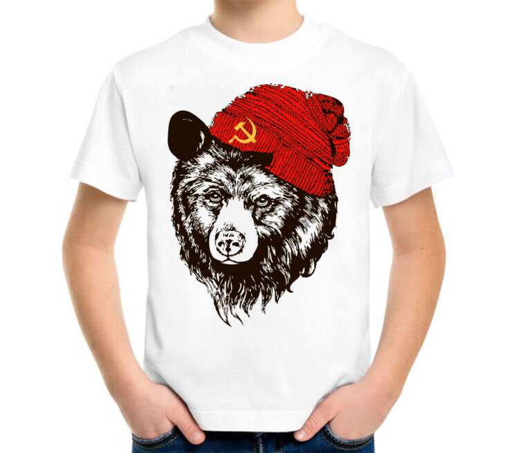 Медведь на футболку