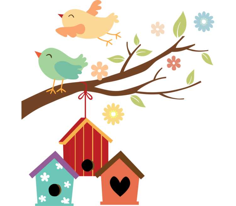 Home birds - домик для птиц детская футболка с коротким рукавом (цвет: белый)