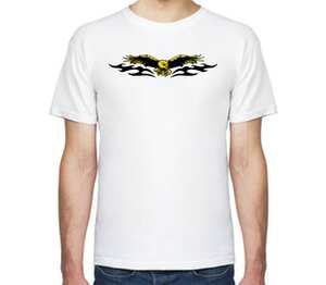 Yellow eagle мужская футболка с коротким рукавом (цвет: белый)