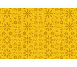 Striking designer - яркие цветы кружка двухцветная с полной запечаткой (цвет: белый + желтый)