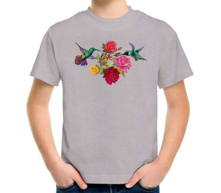 Цветы на футболках