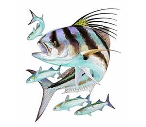 Рыбы кружка хамелеон двухцветная (цвет: белый + светло-зеленый)