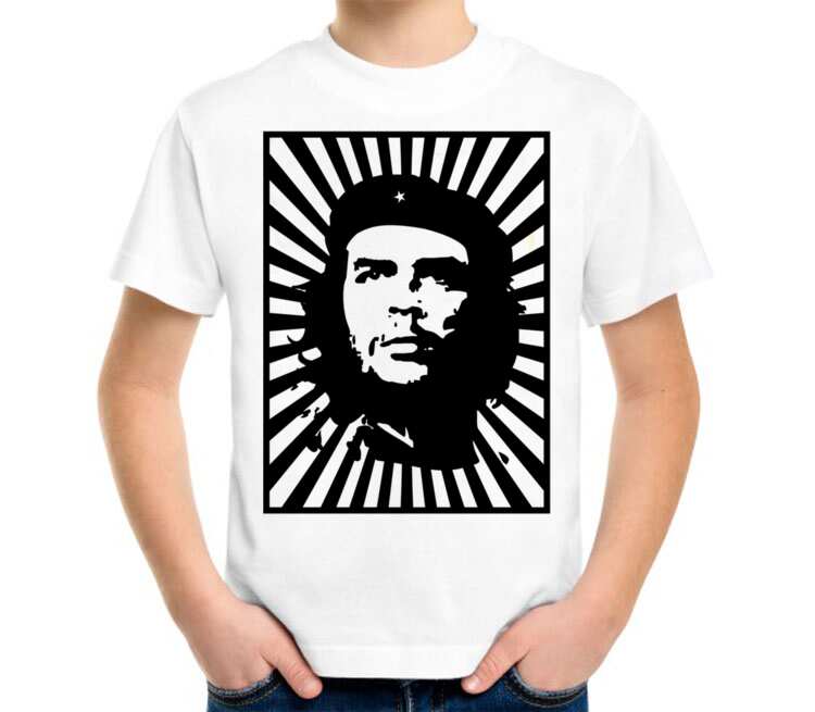 Che Guevara детская футболка с коротким рукавом (цвет: белый)