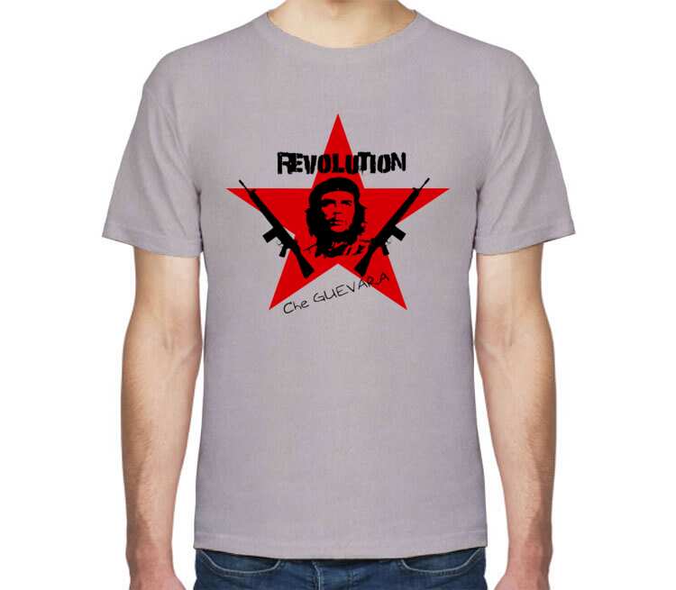Revolution мужская футболка с коротким рукавом (цвет: серый меланж)