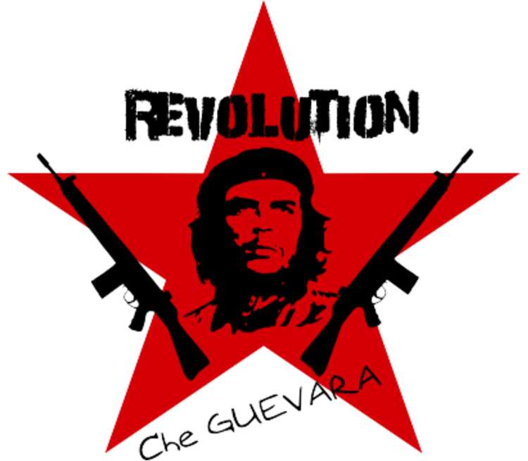 Revolution кружка хамелеон двухцветная (цвет: белый + красный)