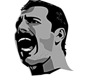 Freddie Mercury - Queen бейсболка (цвет: черный)