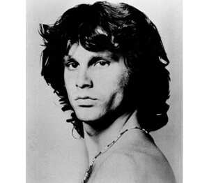 Jim Morrison  кружка с кантом (цвет: белый + розовый)